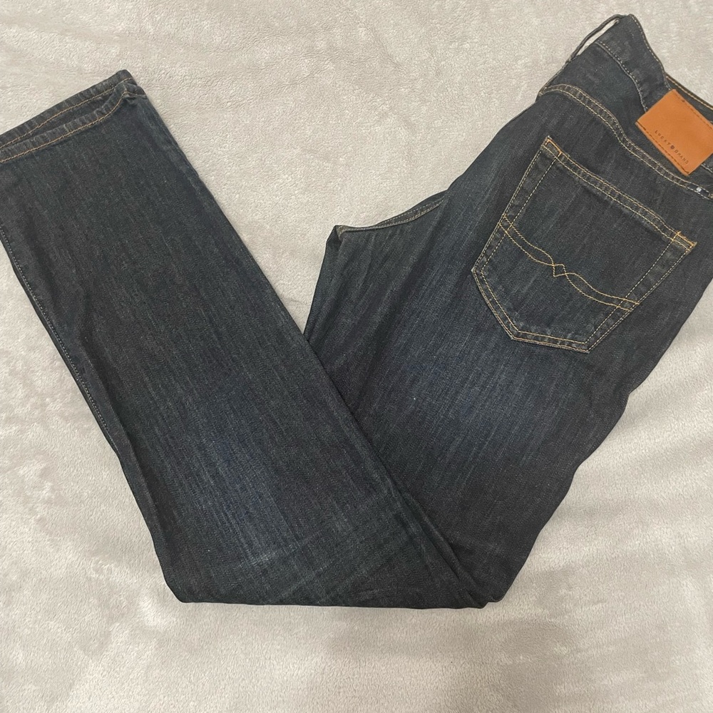 Lucky Brand 410 Athletic Fit Dark Wash Jeans - Picture 1 of 2